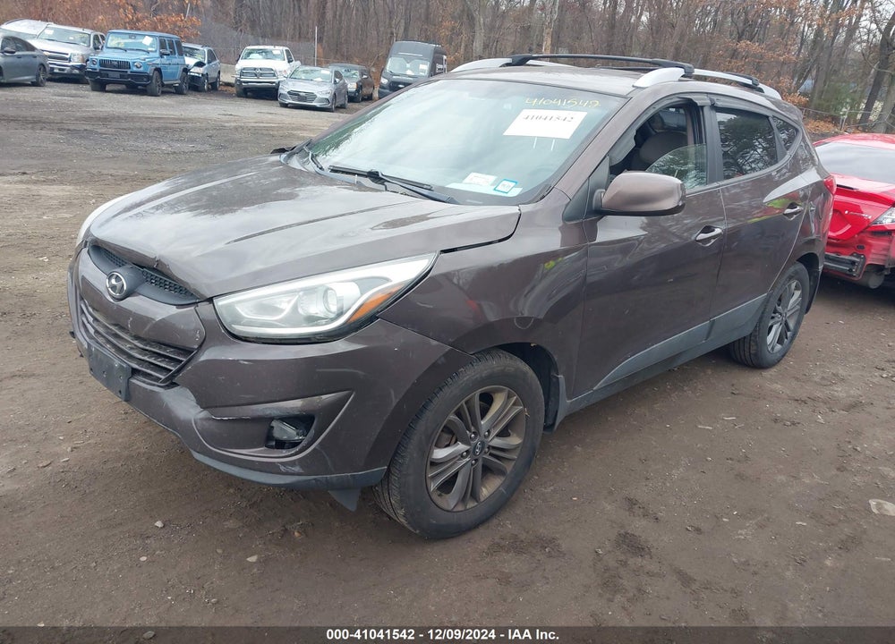 2014 HYUNDAI TUCSON SE VIN: KM8JU3AGXEU889598