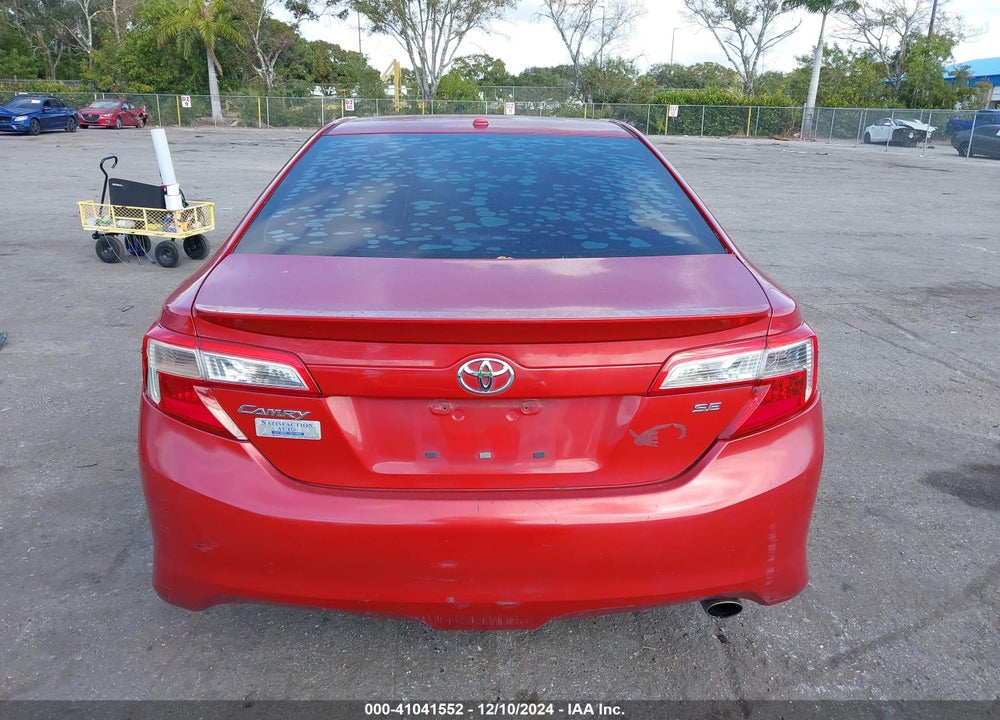 2012 TOYOTA CAMRY VIN: 4T1BF1FK6CU625131