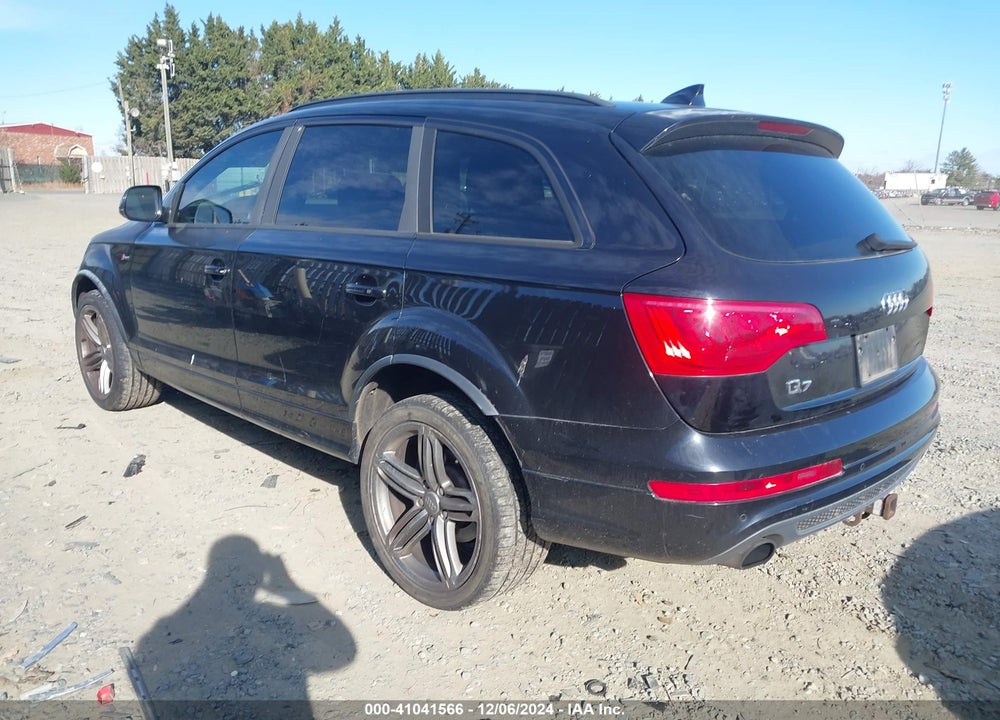2013 AUDI Q7 3.0T S LINE PRESTIGE VIN: WA1DGAFE0DD001387