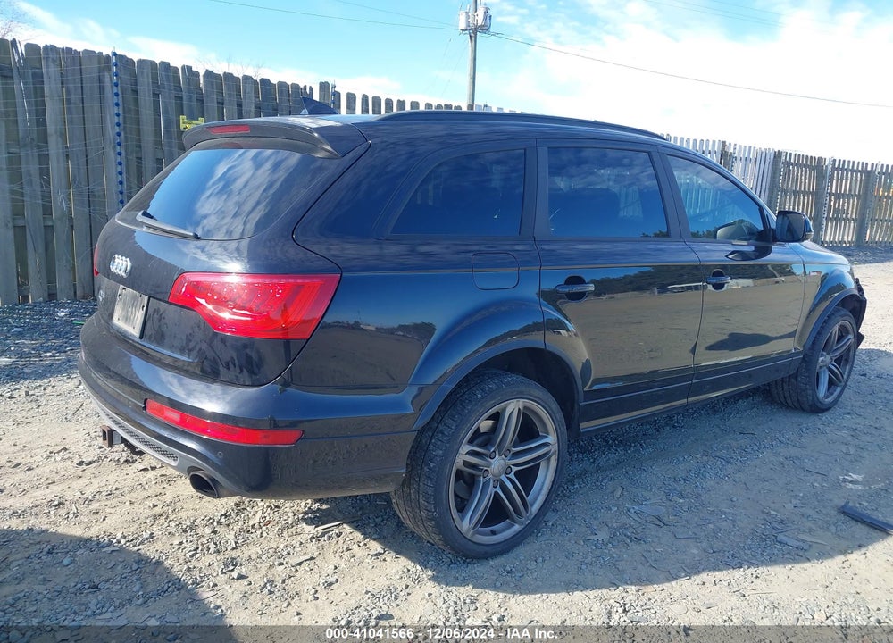 2013 AUDI Q7 3.0T S LINE PRESTIGE VIN: WA1DGAFE0DD001387