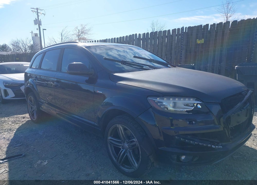 2013 AUDI Q7 3.0T S LINE PRESTIGE VIN: WA1DGAFE0DD001387
