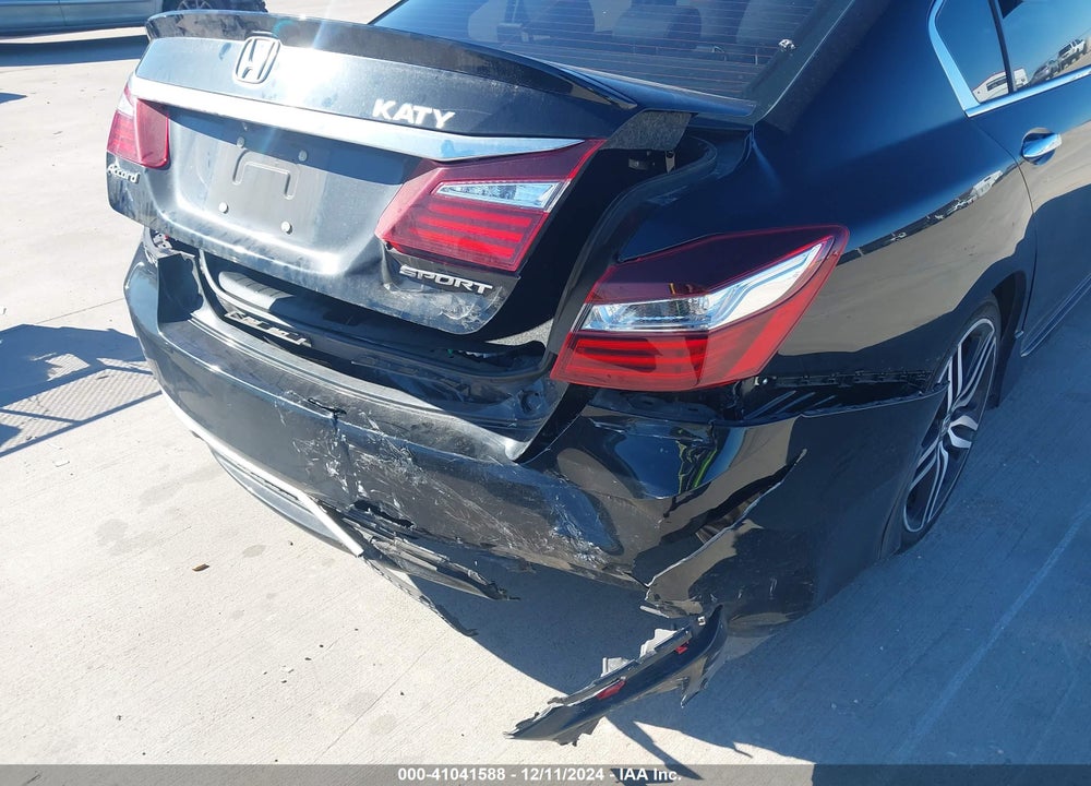2016 HONDA ACCORD SPORT VIN: 1HGCR2F66GA036095