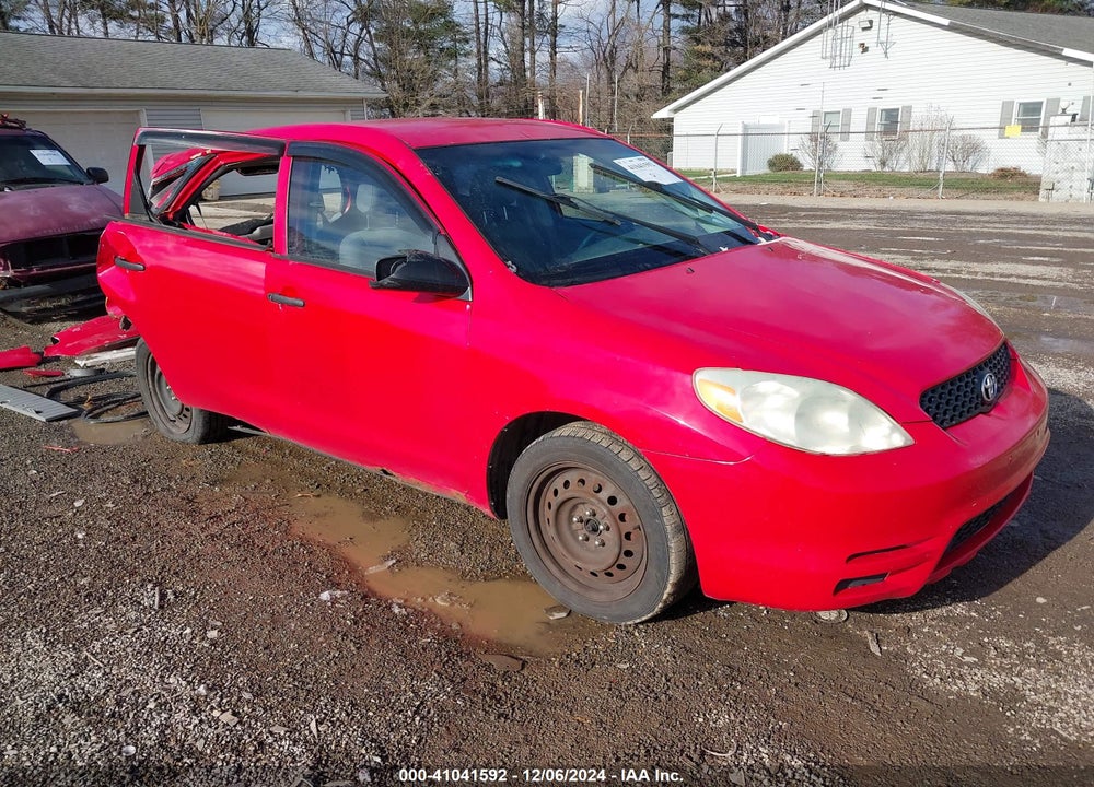 2003 TOYOTA MATRIX STANDARD VIN: 2T1KR32E53C067213