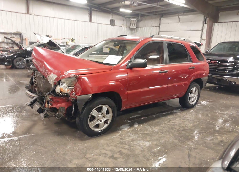 2008 KIA SPORTAGE LX VIN: KNDJF724687498848