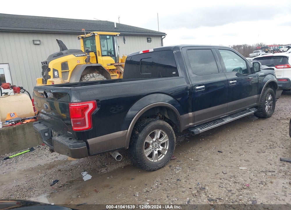 2016 FORD F-150 LARIAT VIN: 1FTEW1EF4GFA70292