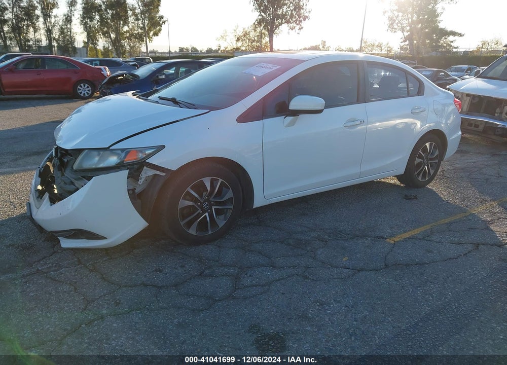 2014 HONDA CIVIC EX VIN: 19XFB2F80EE222470