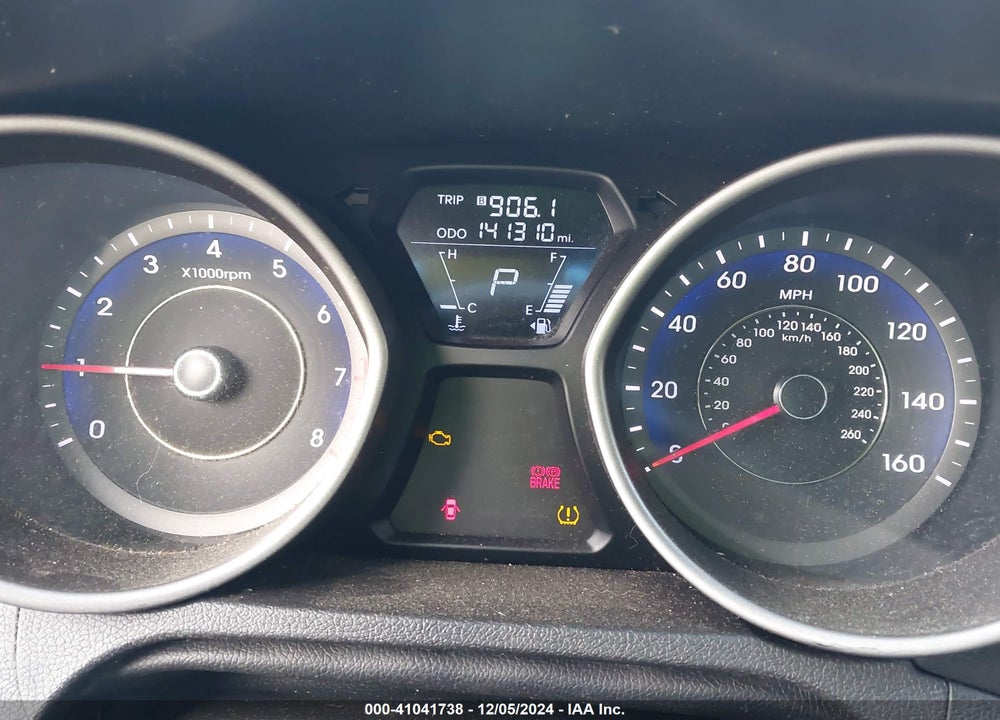 2013 HYUNDAI ELANTRA LIMITED VIN: KMHDH4AE9DU755167