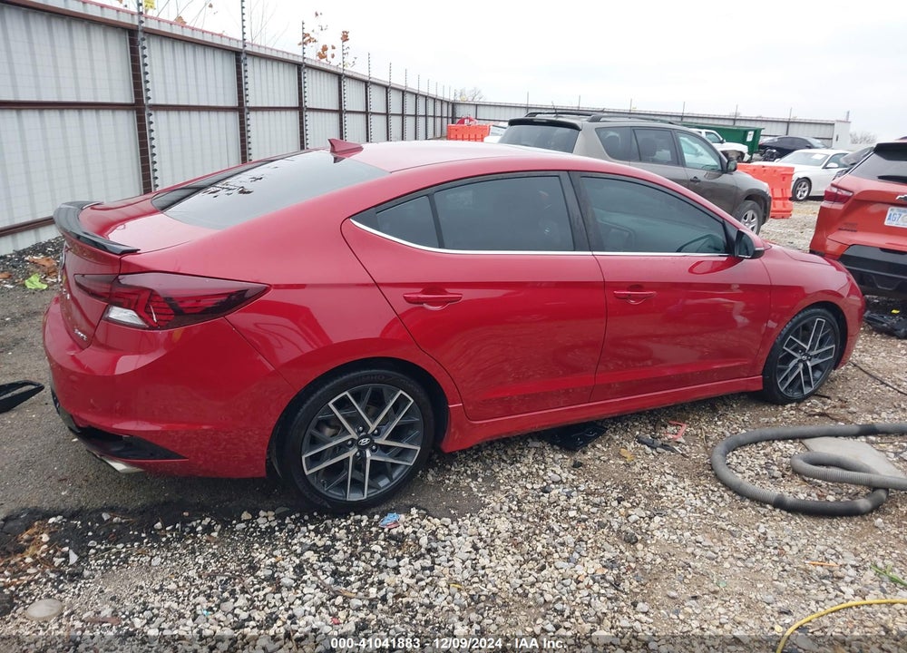2020 HYUNDAI ELANTRA SPORT VIN: KMHD04LB0LU062495