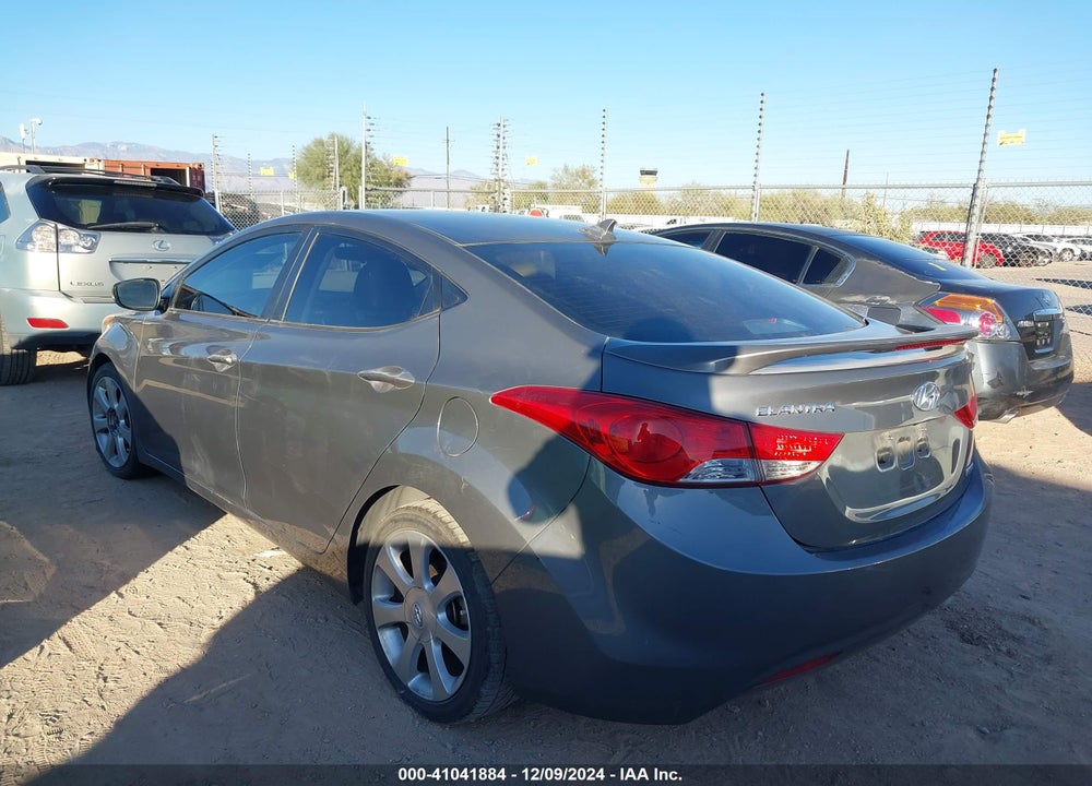 2013 HYUNDAI ELANTRA LIMITED VIN: 5NPDH4AE5DH340748