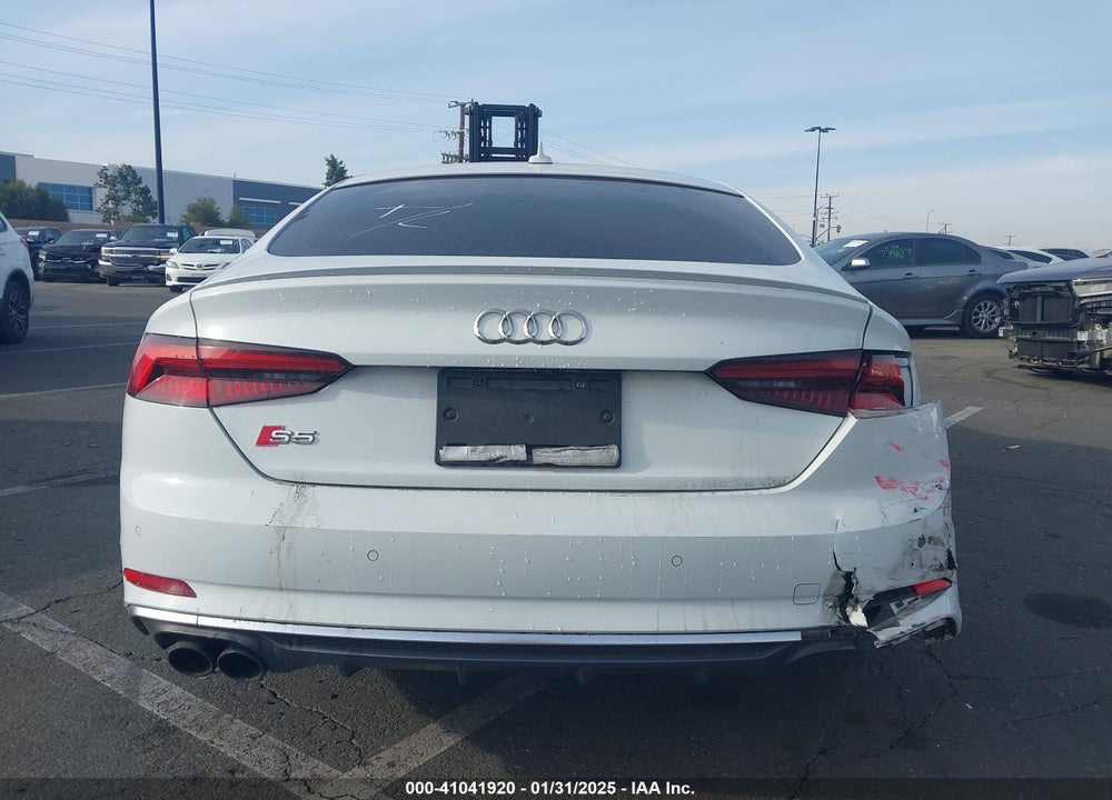 2018 AUDI S5 3.0T PREMIUM PLUS VIN: WAUB4CF5XJA095841