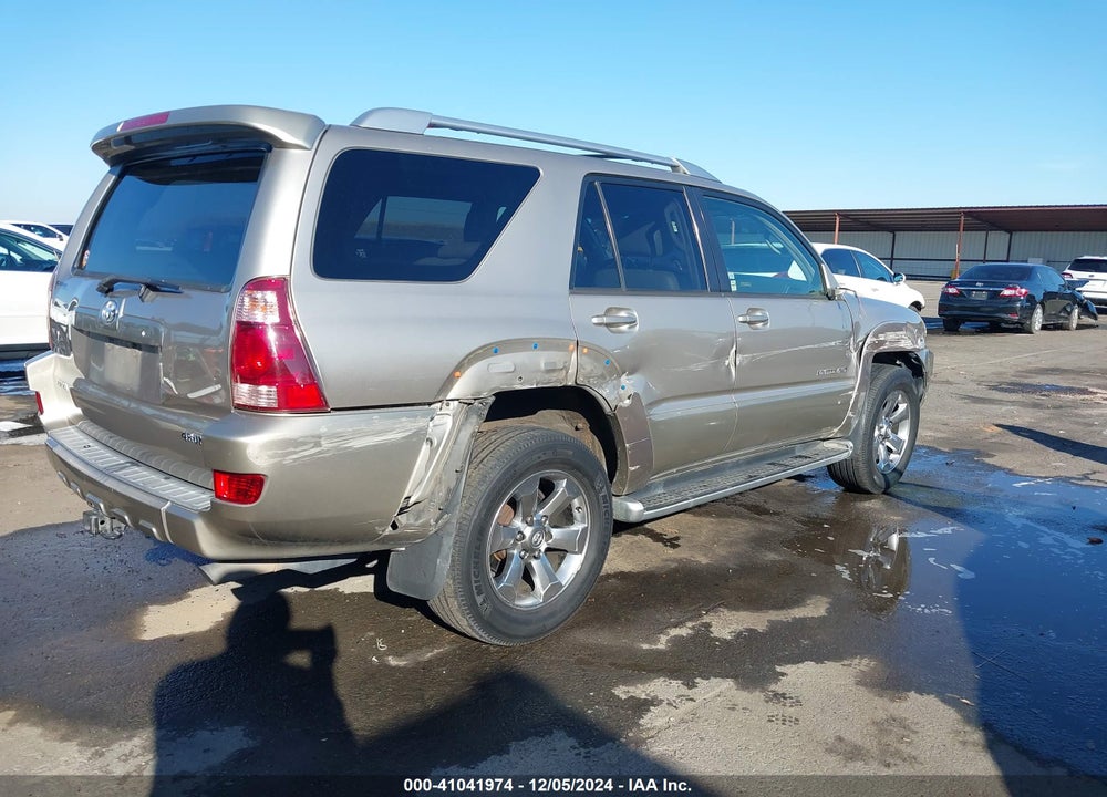 2004 TOYOTA 4RUNNER LIMITED V6 VIN: JTEBU17R240042288