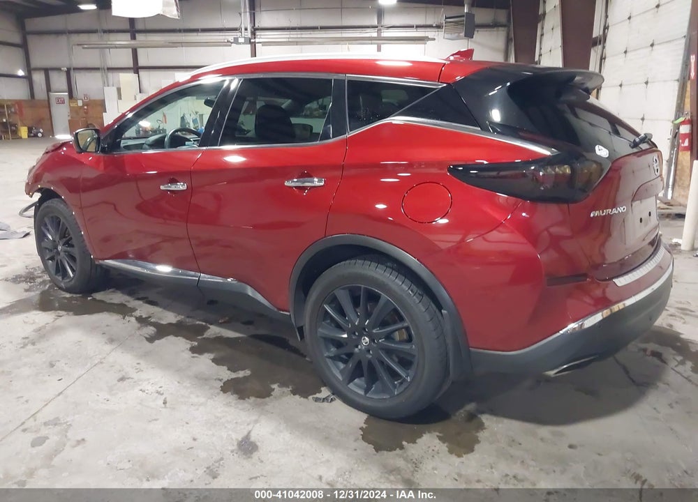 2022 NISSAN MURANO PLATINUM INTELLIGENT AWD VIN: 5N1AZ2DS4NC112495