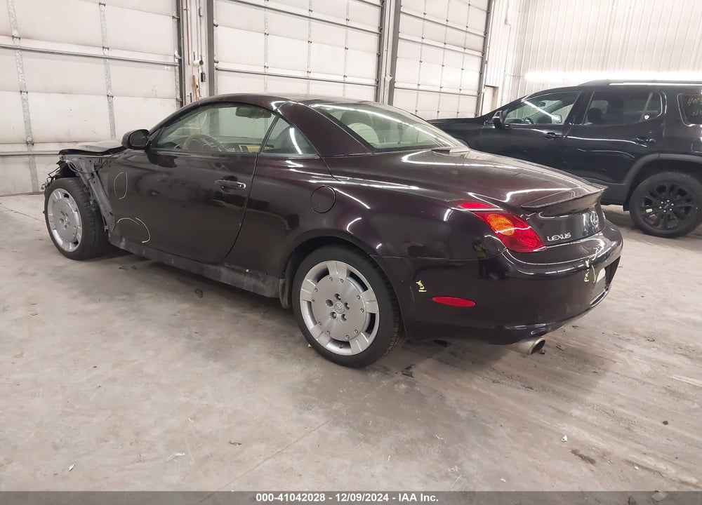 2003 LEXUS SC 430 VIN: JTHFN48Y030040692