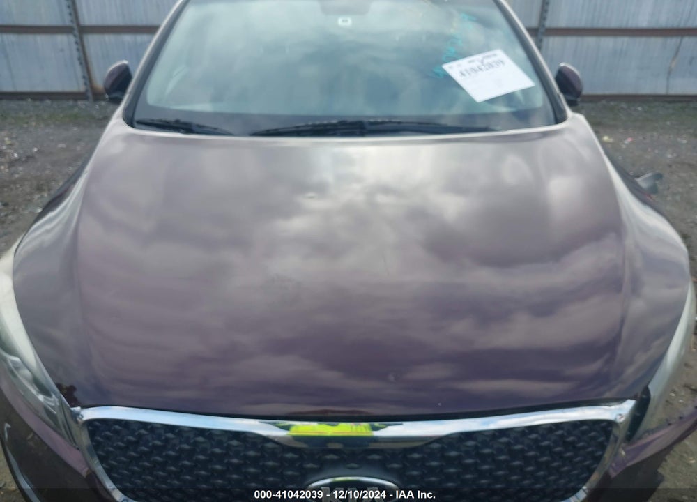 2016 KIA SORENTO 2.4L LX VIN: 5XYPGDA37GG068715