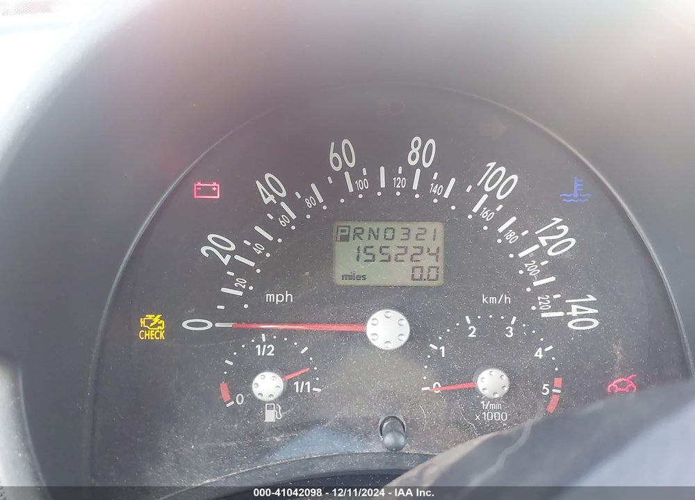 2001 VOLKSWAGEN NEW BEETLE GLS TDI VIN: 3VWCP21C91M481536