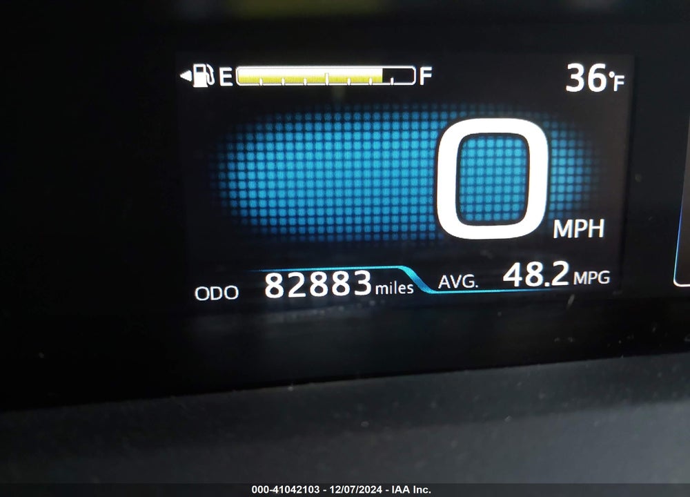 2016 TOYOTA PRIUS TWO VIN: JTDKBRFUXG3018595