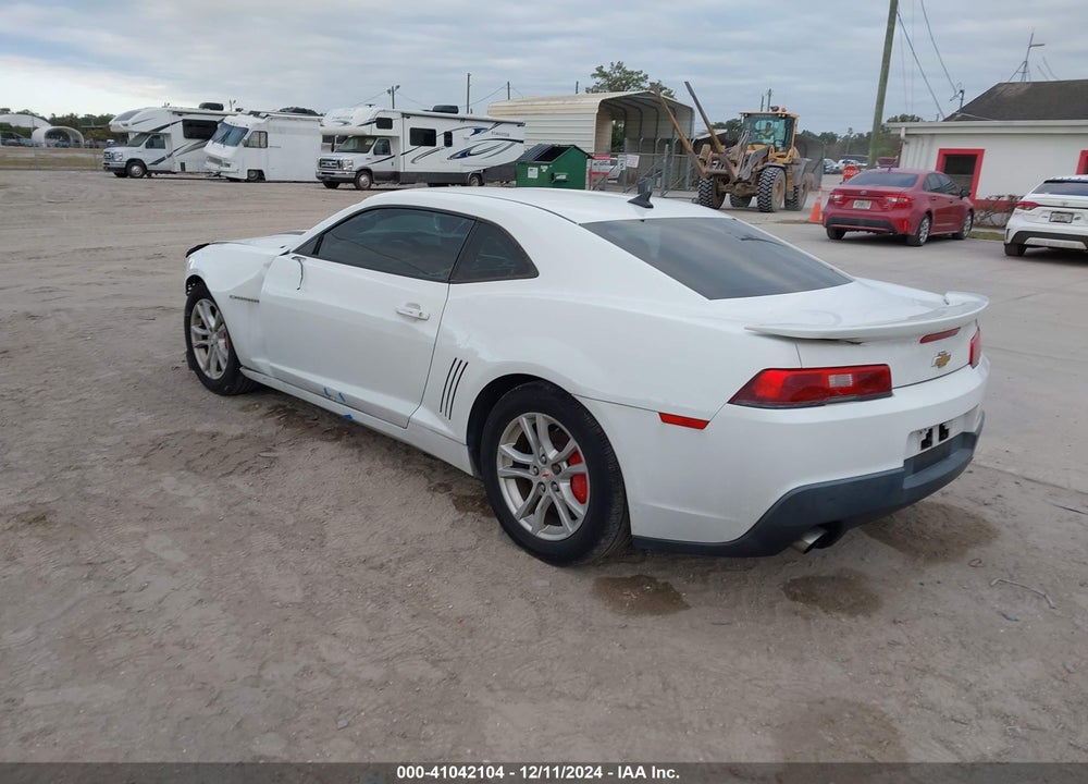 2015 CHEVROLET CAMARO 1LS VIN: 2G1FA1E3XF9231737