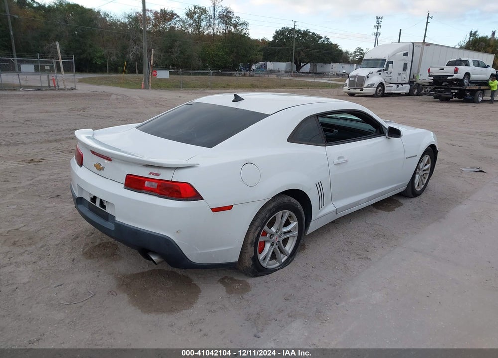 2015 CHEVROLET CAMARO 1LS VIN: 2G1FA1E3XF9231737