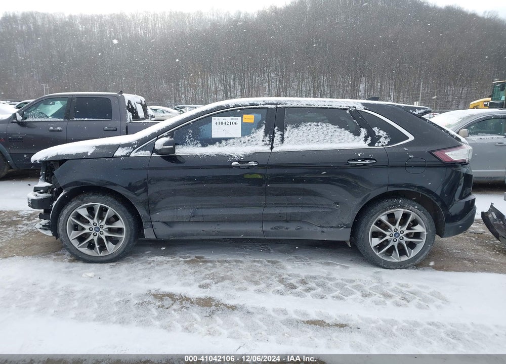 2015 FORD EDGE TITANIUM VIN: 2FMTK4K81FBB55077