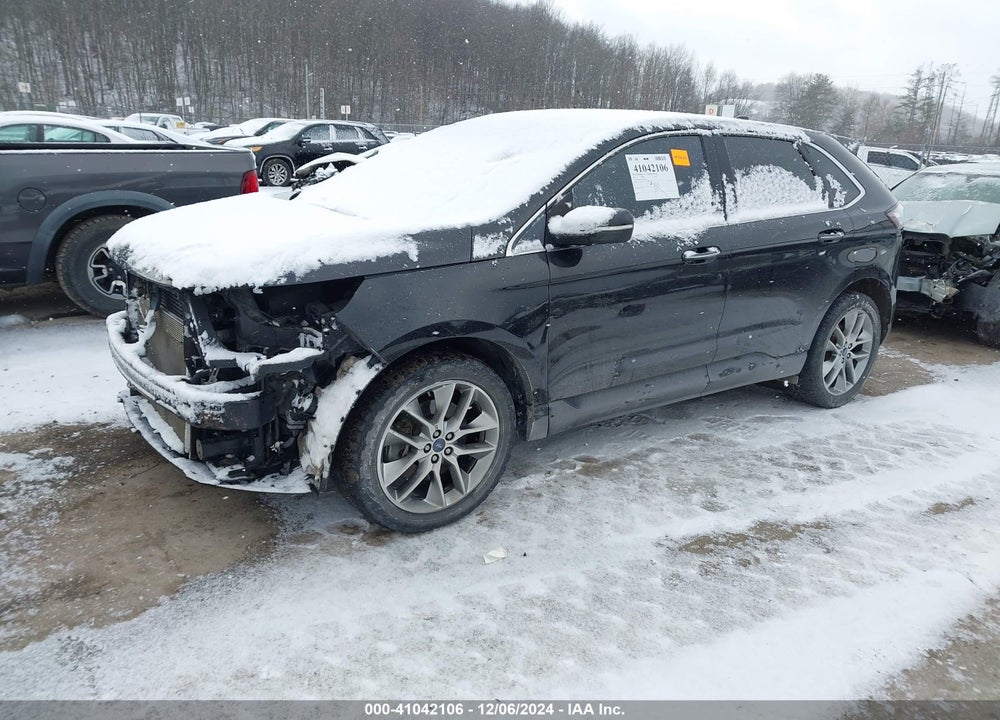 2015 FORD EDGE TITANIUM VIN: 2FMTK4K81FBB55077