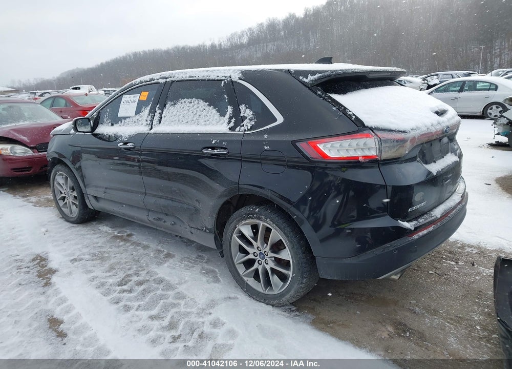 2015 FORD EDGE TITANIUM VIN: 2FMTK4K81FBB55077