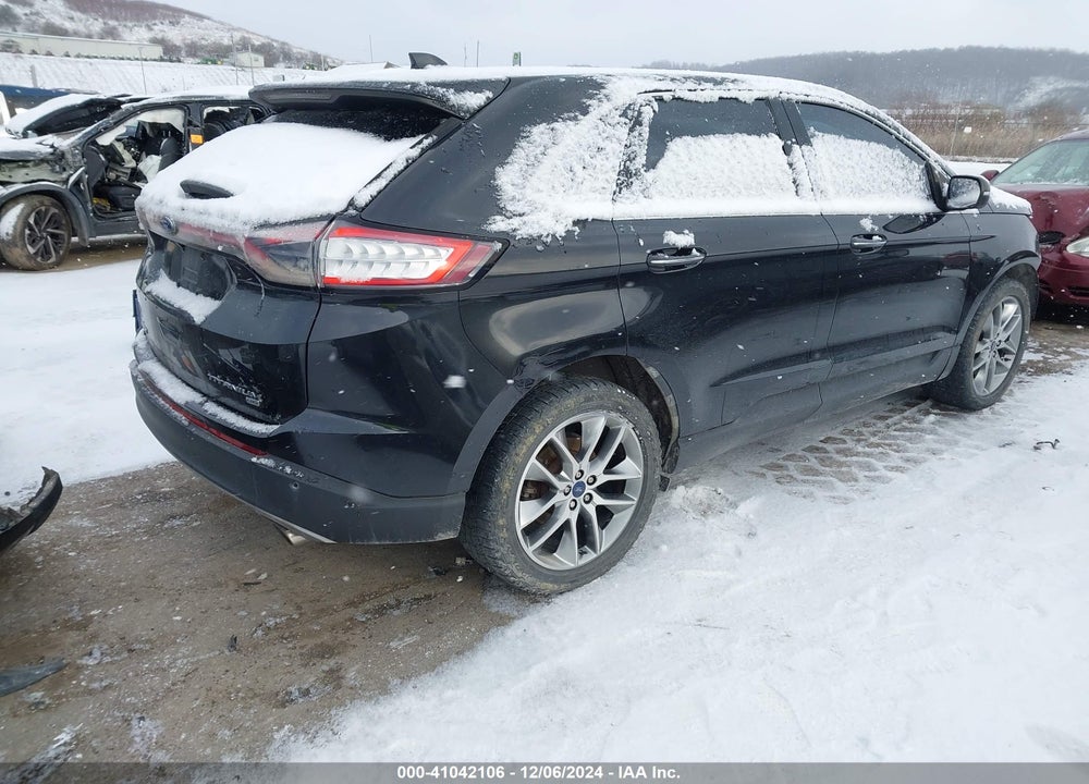 2015 FORD EDGE TITANIUM VIN: 2FMTK4K81FBB55077