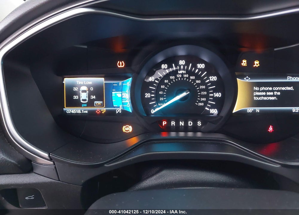 2019 FORD FUSION SE VIN: 3FA6P0HD5KR171638