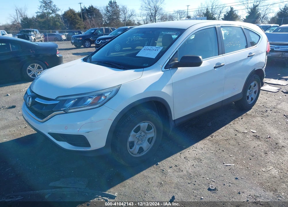 2016 HONDA CR-V LX VIN: 5J6RM4H38GL051363