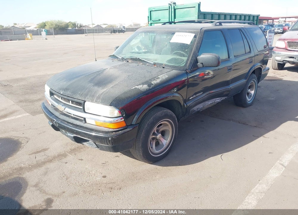 2002 CHEVROLET BLAZER LS VIN: 1GNCS13W52K193385