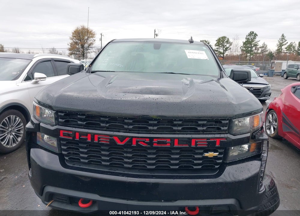 2020 CHEVROLET SILVERADO 1500 4WD SHORT BED CUSTOM VIN: 1GCUYBEF3LZ347700
