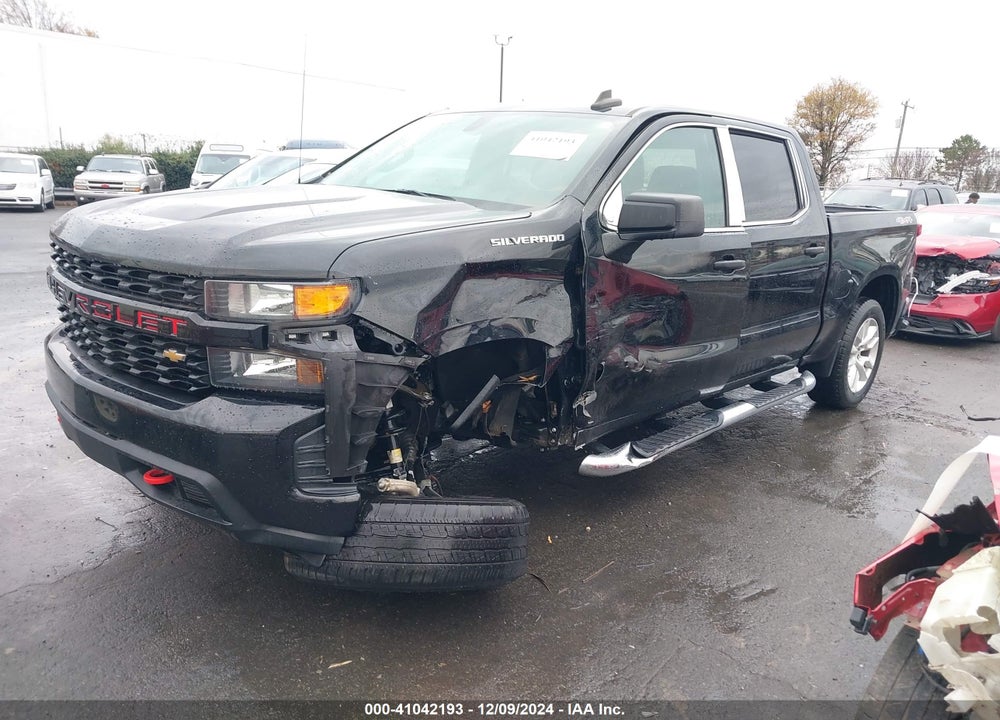 2020 CHEVROLET SILVERADO 1500 4WD SHORT BED CUSTOM VIN: 1GCUYBEF3LZ347700