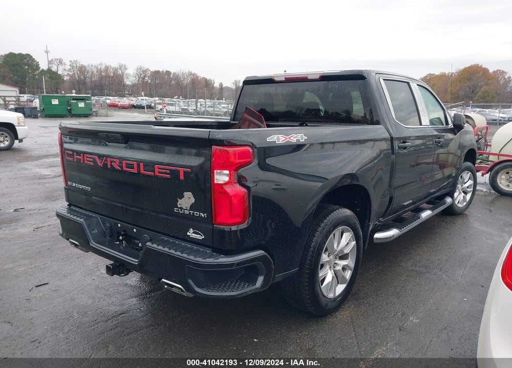 2020 CHEVROLET SILVERADO 1500 4WD SHORT BED CUSTOM VIN: 1GCUYBEF3LZ347700