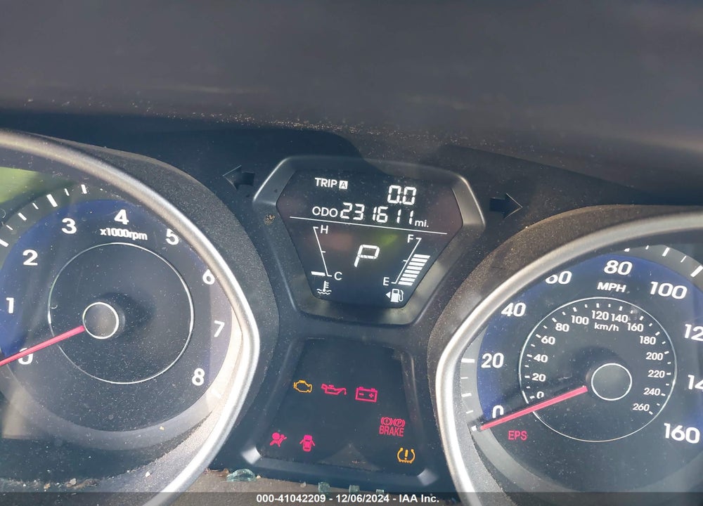 2011 HYUNDAI ELANTRA GLS VIN: 5NPDH4AE7BH006668
