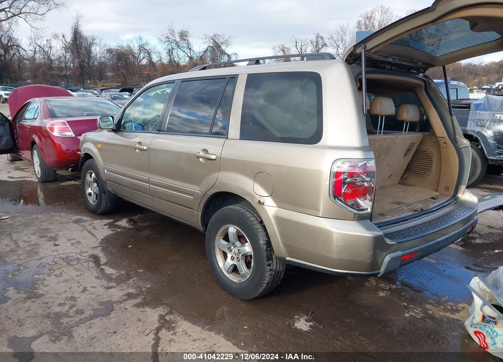 2006 HONDA PILOT EX-L VIN: 2HKYF18596H555399