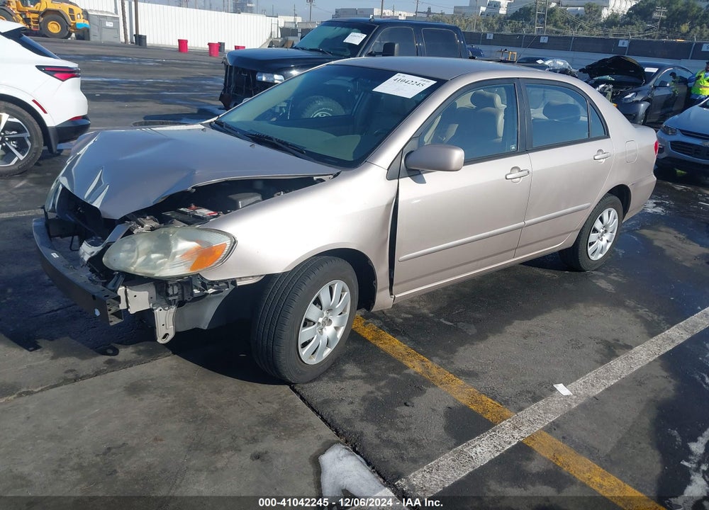 2003 TOYOTA COROLLA LE VIN: 1NXBR32E83Z146437