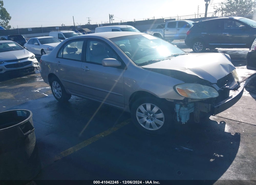 2003 TOYOTA COROLLA LE VIN: 1NXBR32E83Z146437