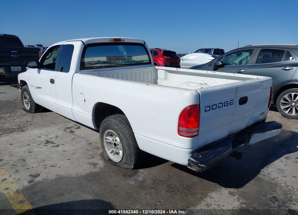2000 DODGE DAKOTA SLT/SPORT VIN: 1B7GL22N9YS602132