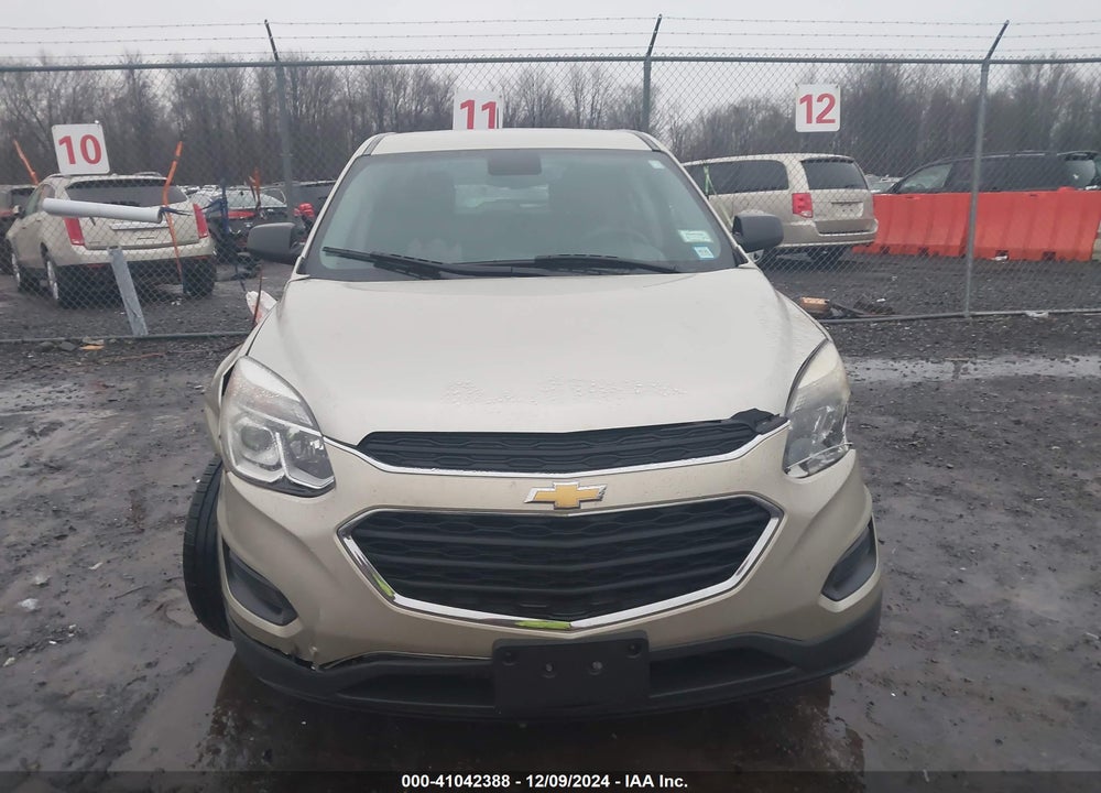 2016 CHEVROLET EQUINOX LS VIN: 2GNALBEK1G1109221