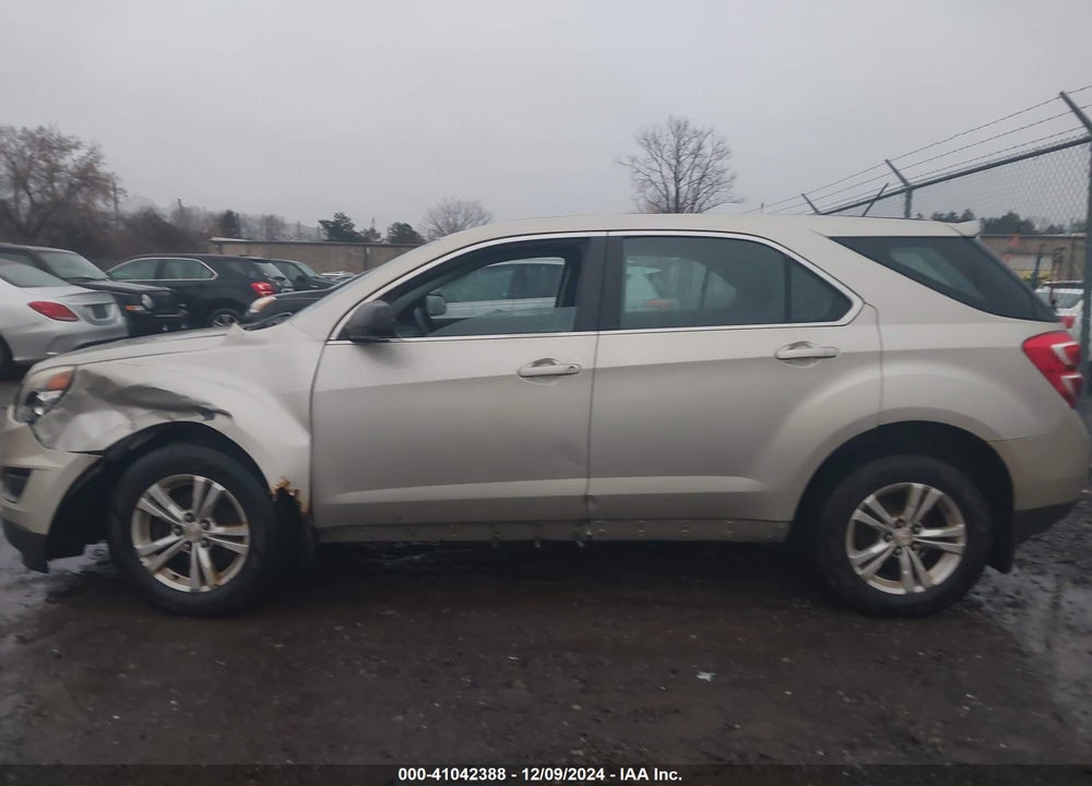 2016 CHEVROLET EQUINOX LS VIN: 2GNALBEK1G1109221