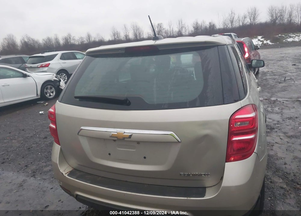 2016 CHEVROLET EQUINOX LS VIN: 2GNALBEK1G1109221