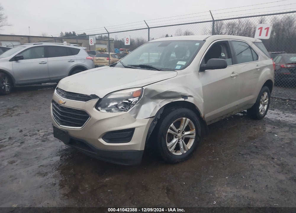 2016 CHEVROLET EQUINOX LS VIN: 2GNALBEK1G1109221