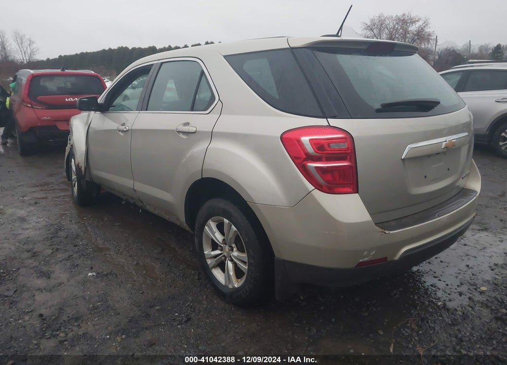2016 CHEVROLET EQUINOX LS VIN: 2GNALBEK1G1109221