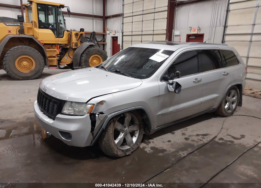 2011 JEEP GRAND CHEROKEE OVERLAND VIN: 1J4RR6GG8BC698050