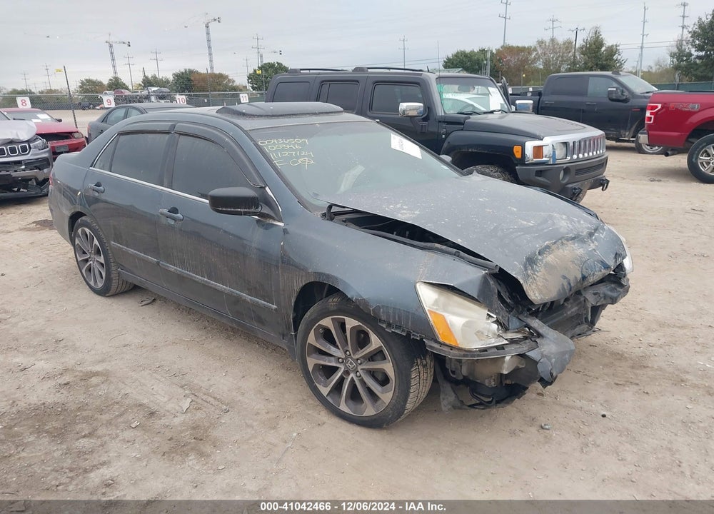 2007 HONDA ACCORD 2.4 EX VIN: 1HGCM56867A100346