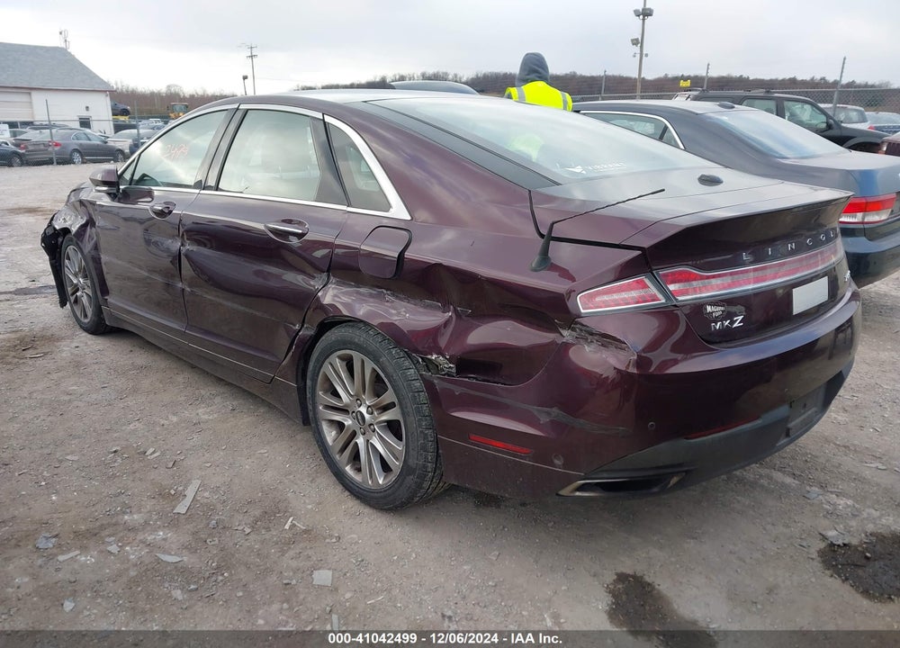 2013 LINCOLN MKZ VIN: 3LN6L2J95DR821977