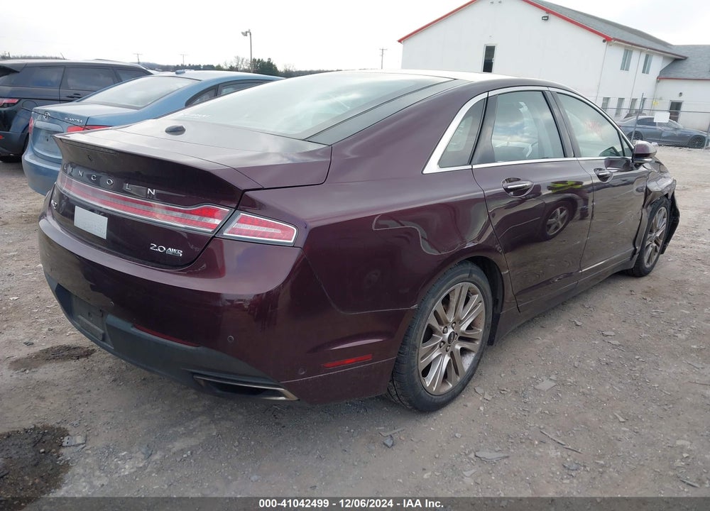 2013 LINCOLN MKZ VIN: 3LN6L2J95DR821977