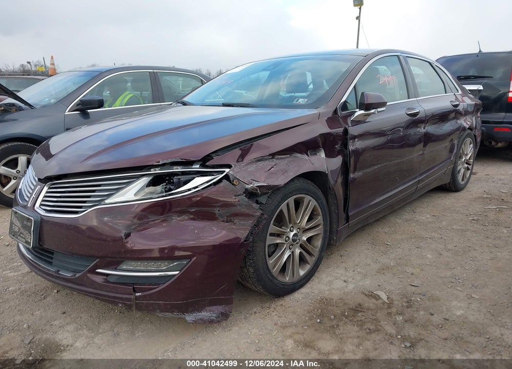 2013 LINCOLN MKZ VIN: 3LN6L2J95DR821977