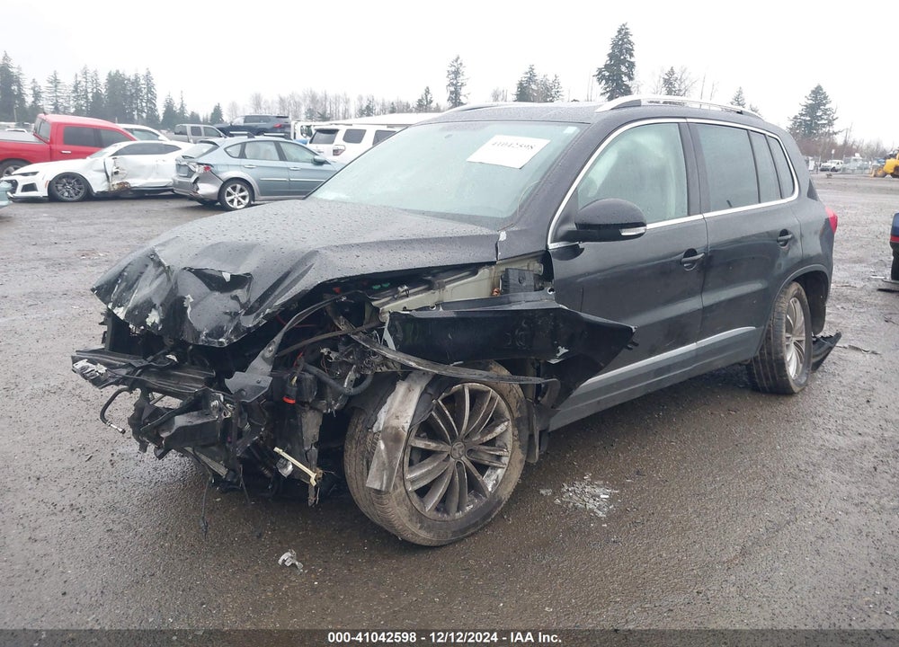 2014 VOLKSWAGEN TIGUAN SEL VIN: WVGBV3AX2EW591732
