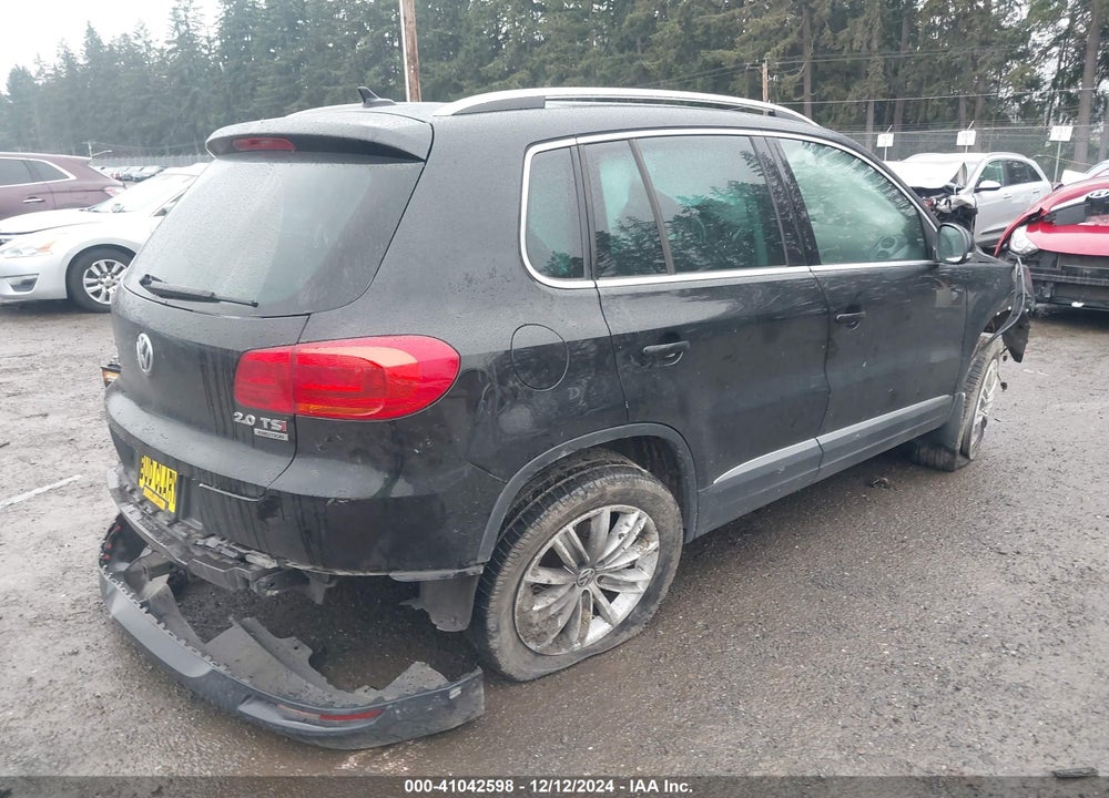 2014 VOLKSWAGEN TIGUAN SEL VIN: WVGBV3AX2EW591732