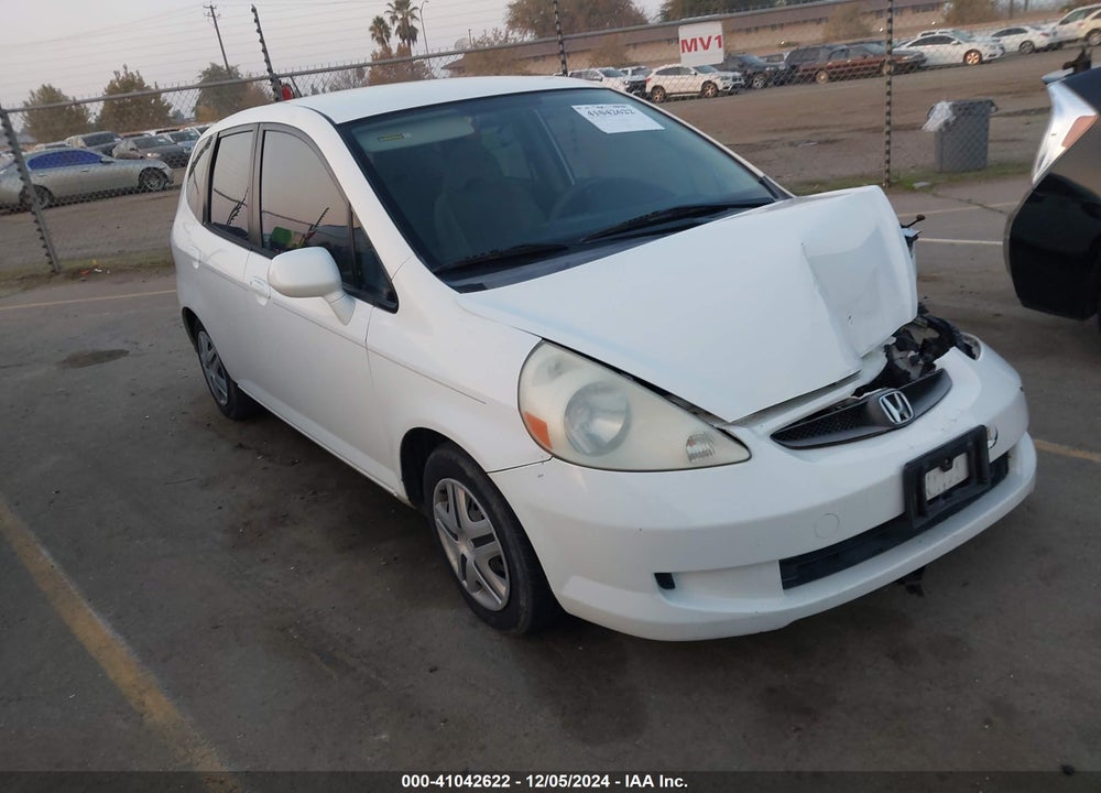 2007 HONDA FIT VIN: JHMGD38447S029381